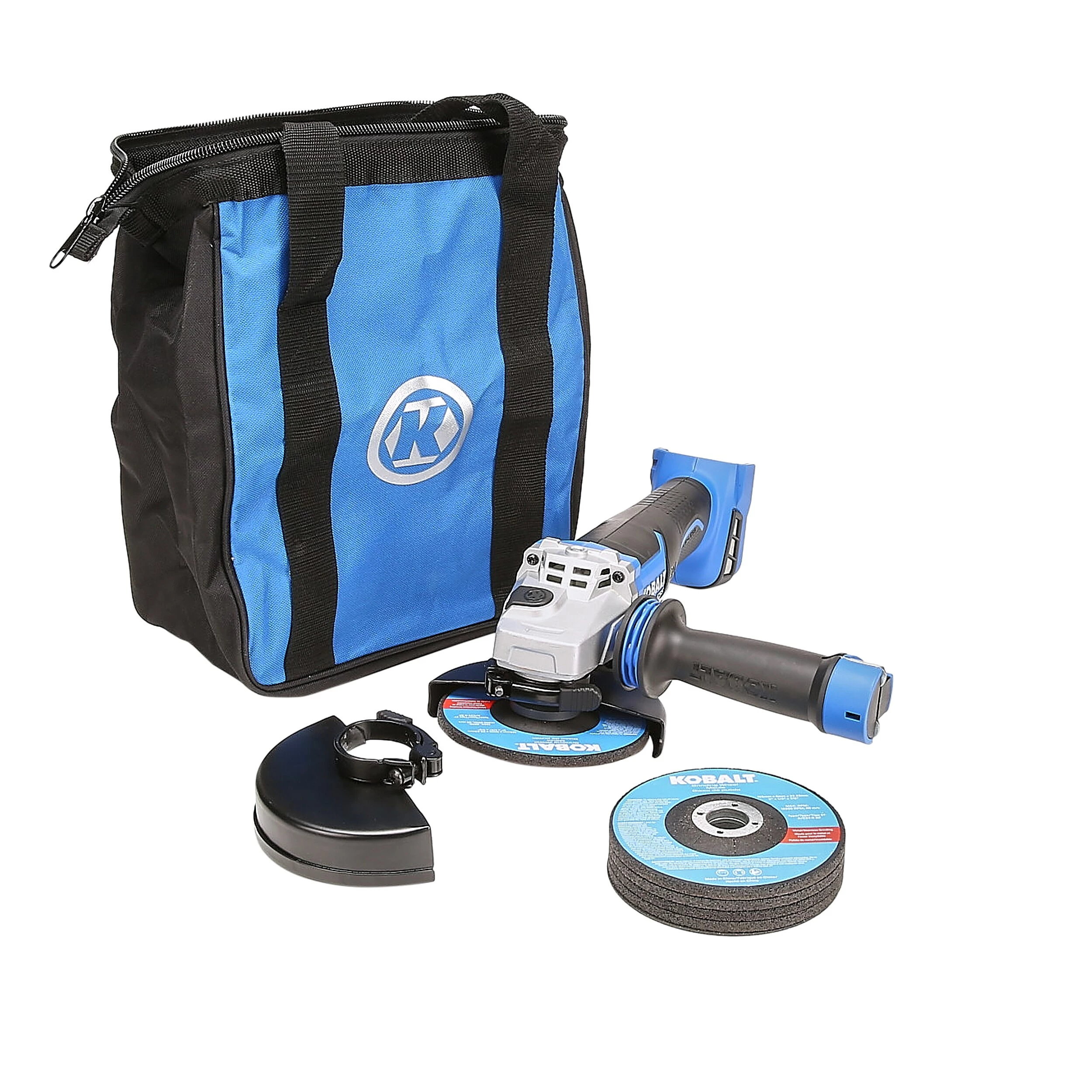 Kobalt 5-in 24-Volt Max Paddle Switch Brushless Cordless Angle Grinder (1-Battery and charger Included) - Power Tools - Image 8