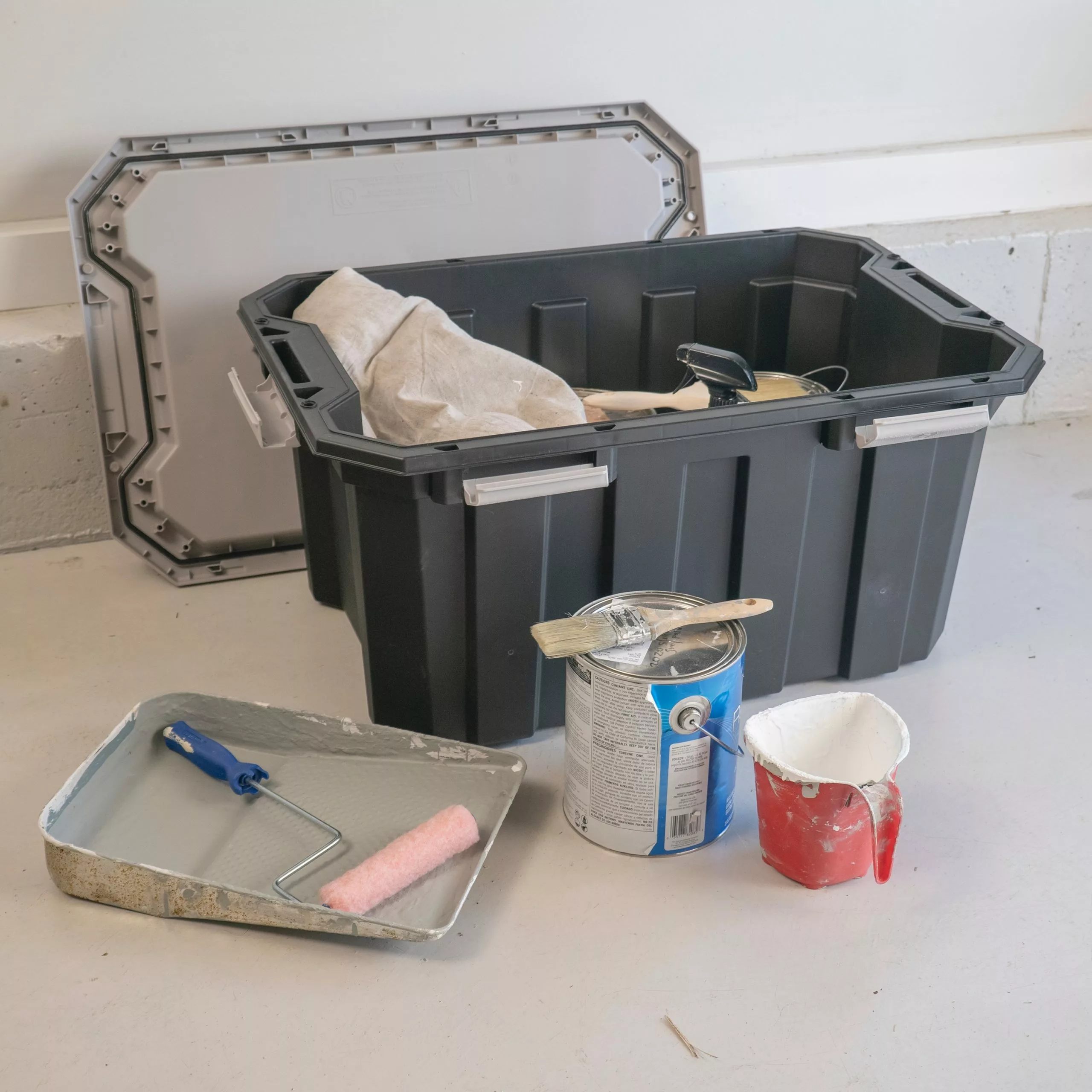 Kobalt X-large 24-Gallon (96-Quart) Grey Heavy Duty Tote with Latching Lid - Baskets & Storage Containers - Image 13