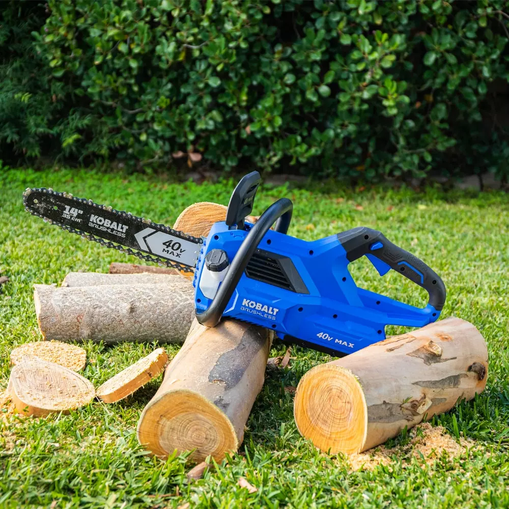 Kobalt Gen4 40-volt 14-in Brushless Cordless Electric Chainsaw 4 Ah (Battery & Charger Included) - Outdoor Tools & Equipment - Image 12