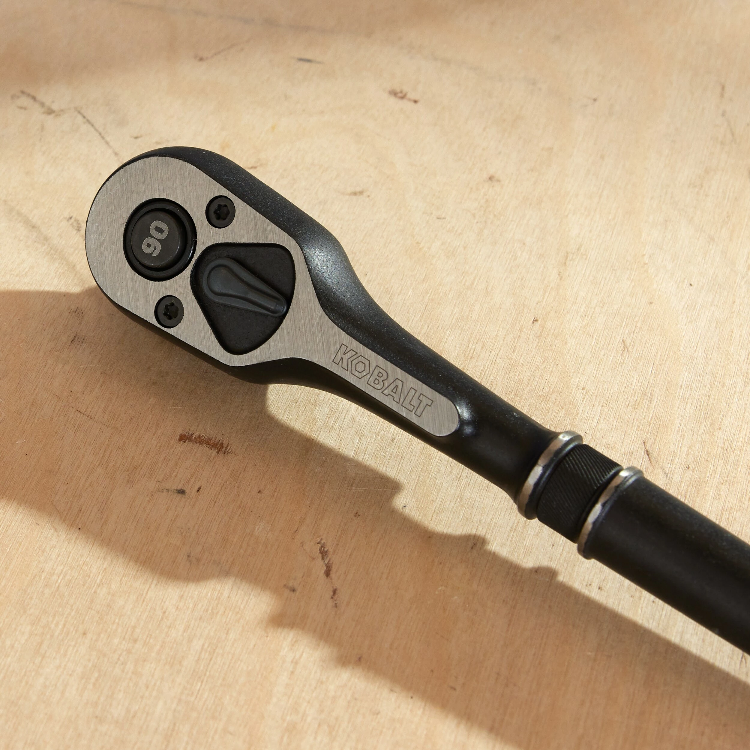 Kobalt Universal 90-Tooth 3/8-in Drive Quick-release Standard Ratchet - Hand Tools - Image 2