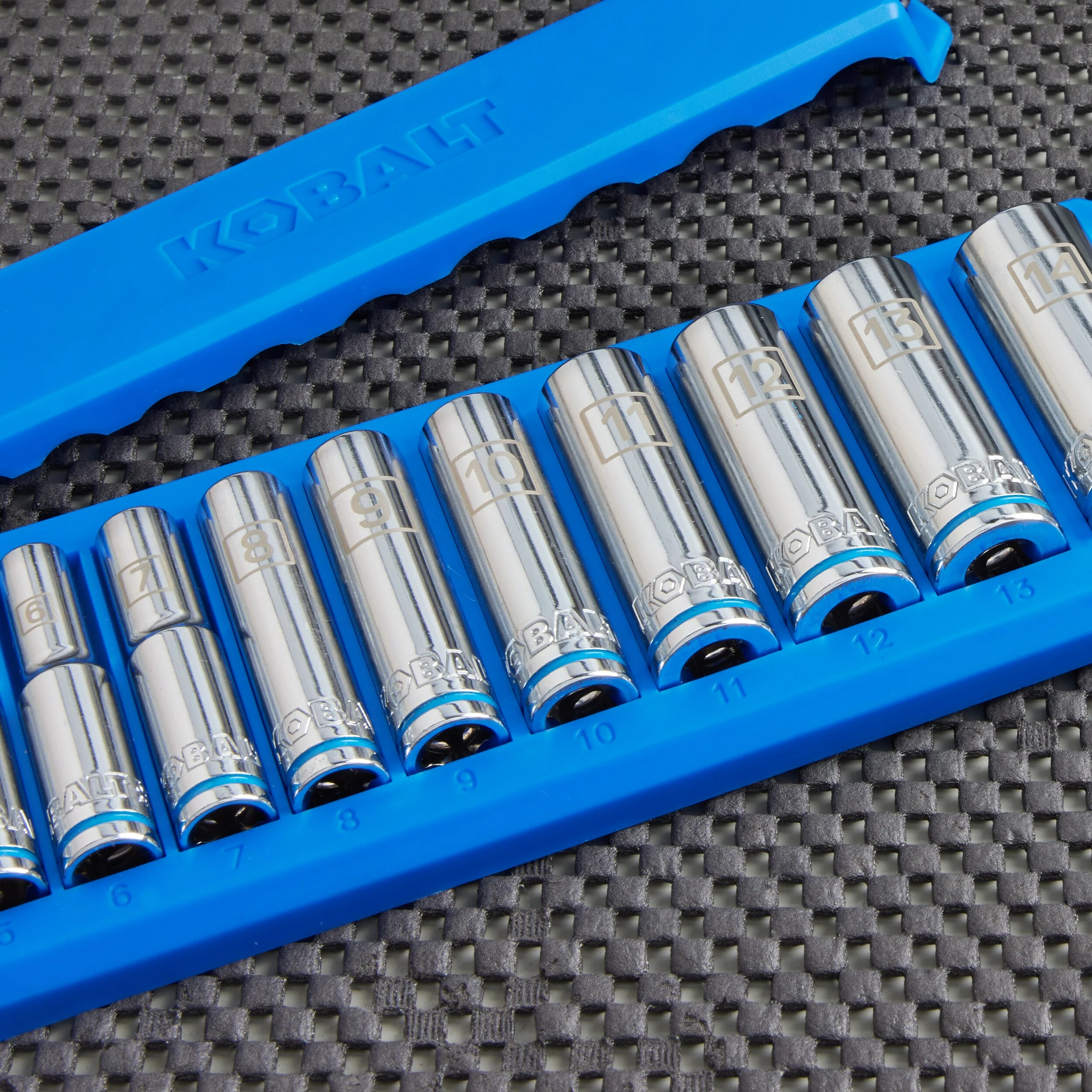 Kobalt 10-Piece Metric 1/4-in Drive 6-point Set Deep Socket Set - Hand Tools - Image 3