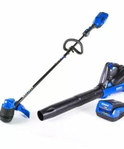 Kobalt 2-Piece 40-Volt Max Cordless Power Equipment Combo Kit - Outdoor Tools & Equipment